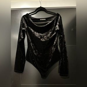 COPY - Michael Kors Black Velvet Bodysuit